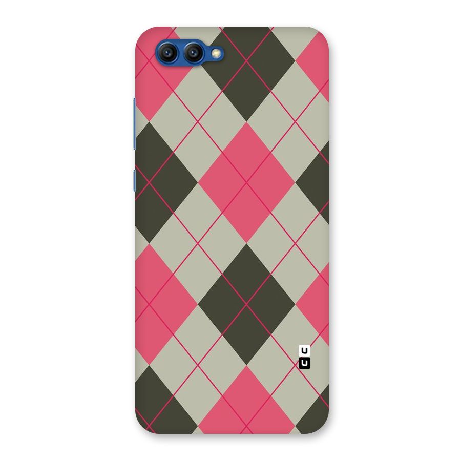 Check And Lines Back Case for Honor View 10