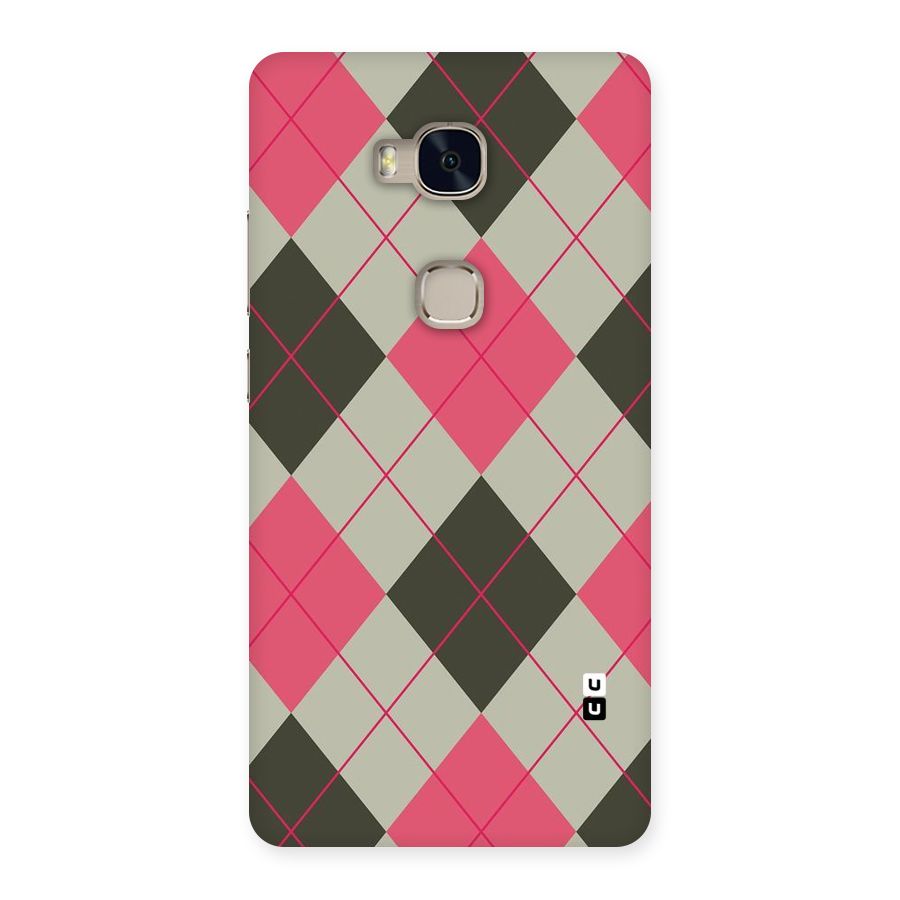 Check And Lines Back Case for Huawei Honor 5X