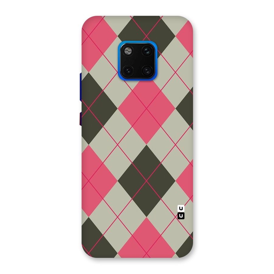 Check And Lines Back Case for Huawei Mate 20 Pro