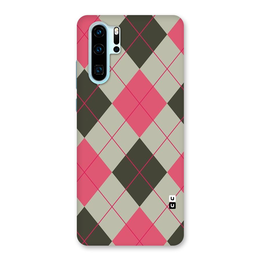 Check And Lines Back Case for Huawei P30 Pro