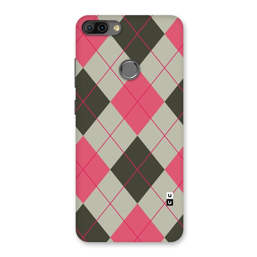 Check And Lines Back Case for Infinix Hot 6 Pro