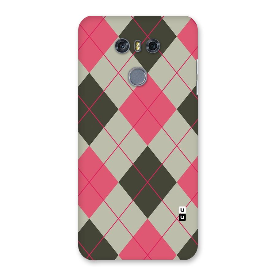 Check And Lines Back Case for LG G6