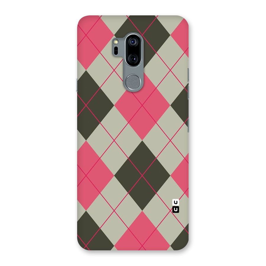Check And Lines Back Case for LG G7