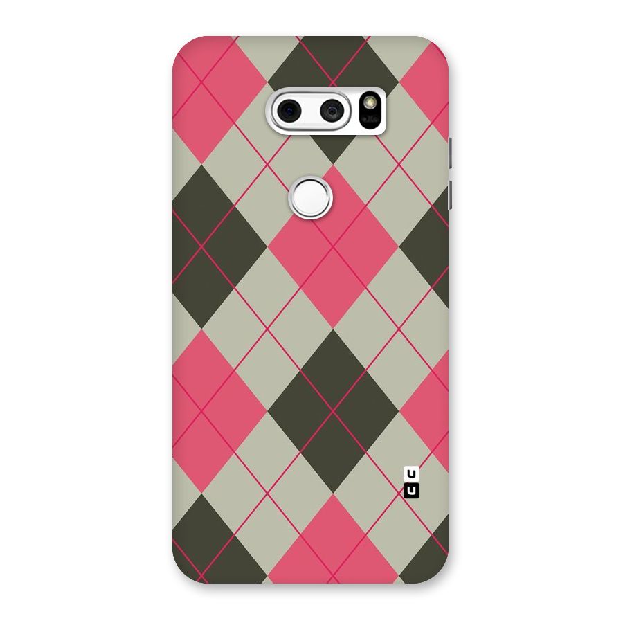 Check And Lines Back Case for LG V30