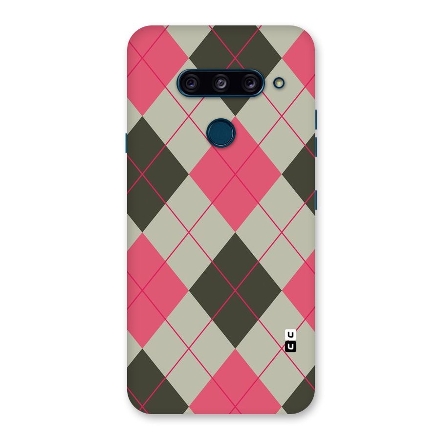 Check And Lines Back Case for LG  V40 ThinQ