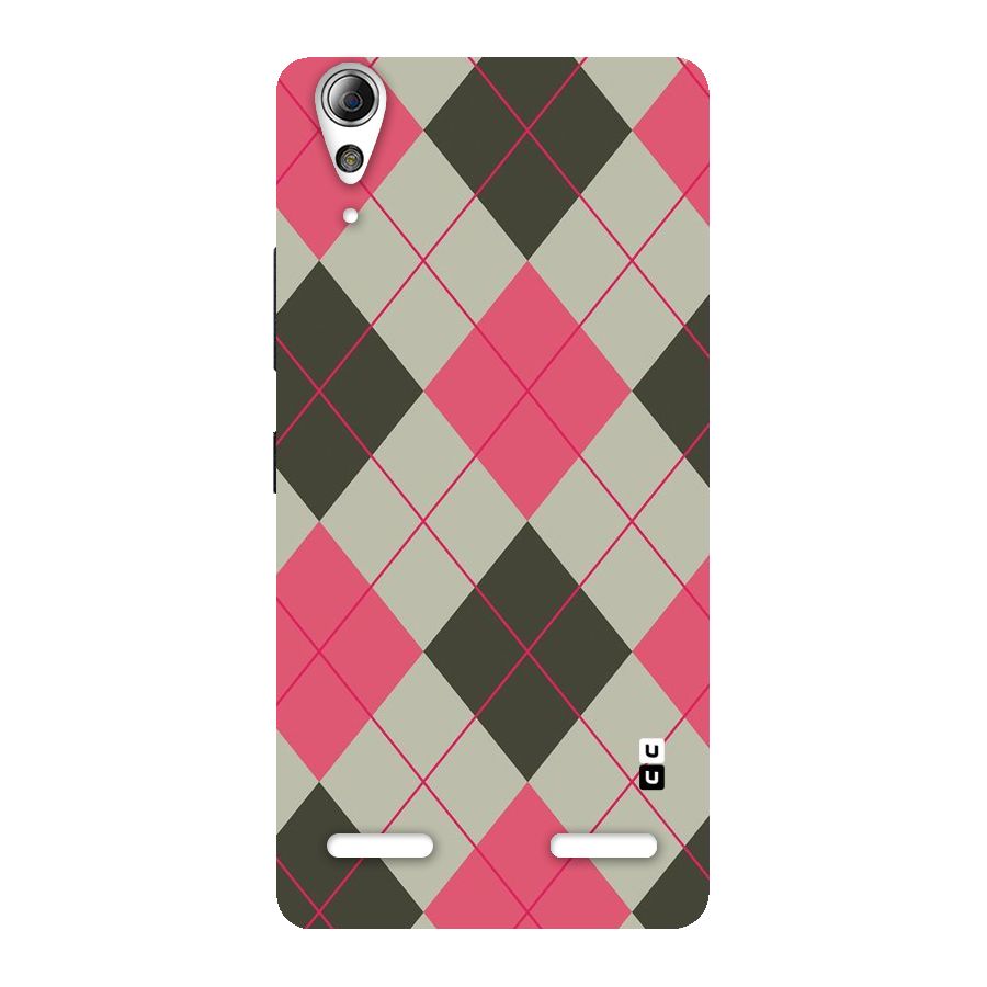 Check And Lines Back Case for Lenovo A6000 Plus