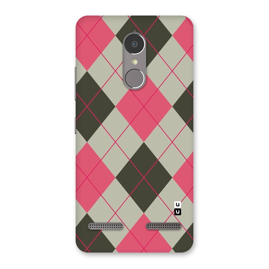 Check And Lines Back Case for Lenovo K6 Power
