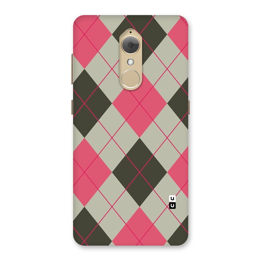 Check And Lines Back Case for Lenovo K8
