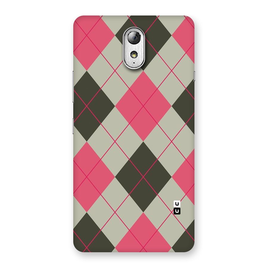 Check And Lines Back Case for Lenovo Vibe P1M