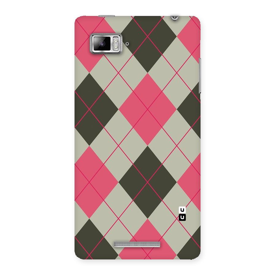 Check And Lines Back Case for Lenovo Vibe Z K910