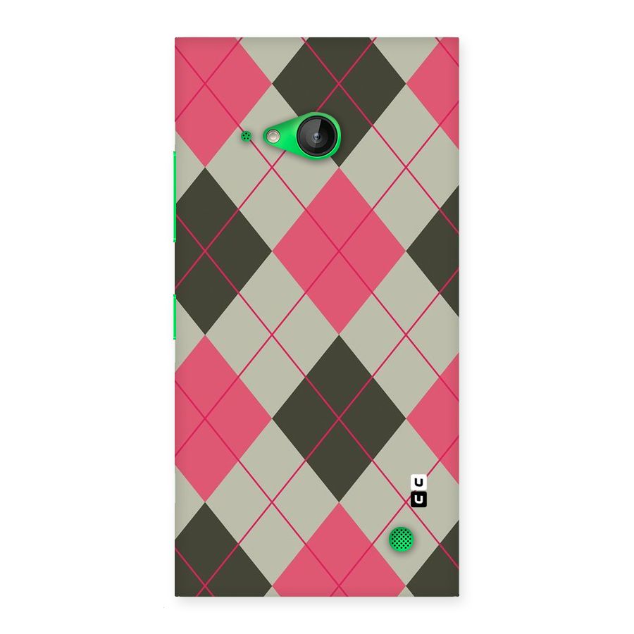 Check And Lines Back Case for Lumia 730