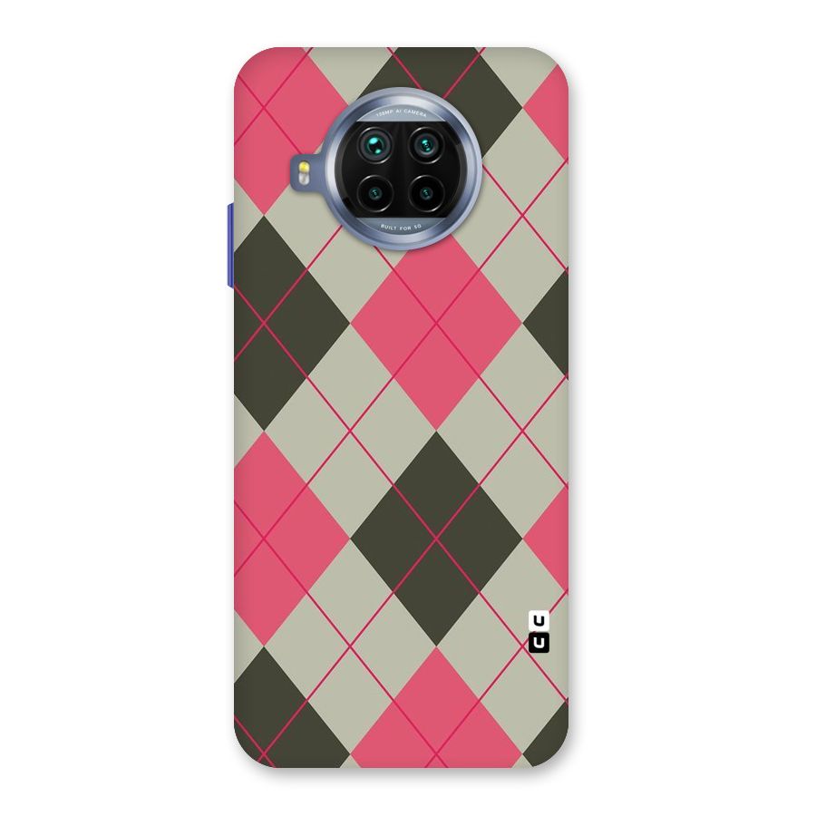 Check And Lines Back Case for Mi 10i