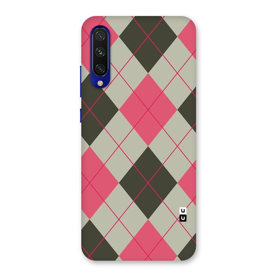 Check And Lines Back Case for Mi A3