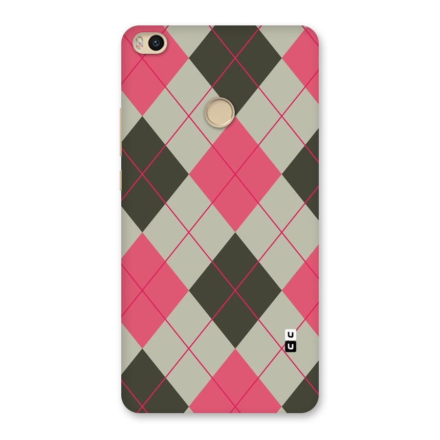 Check And Lines Back Case for Mi Max 2