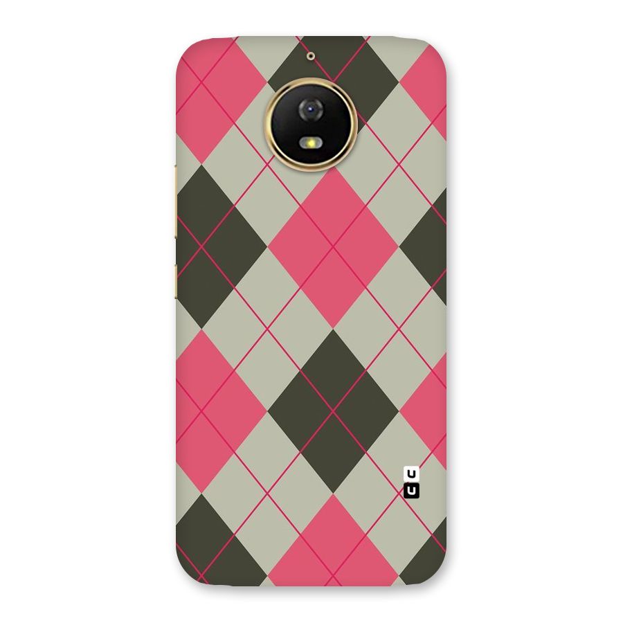 Check And Lines Back Case for Moto G5s
