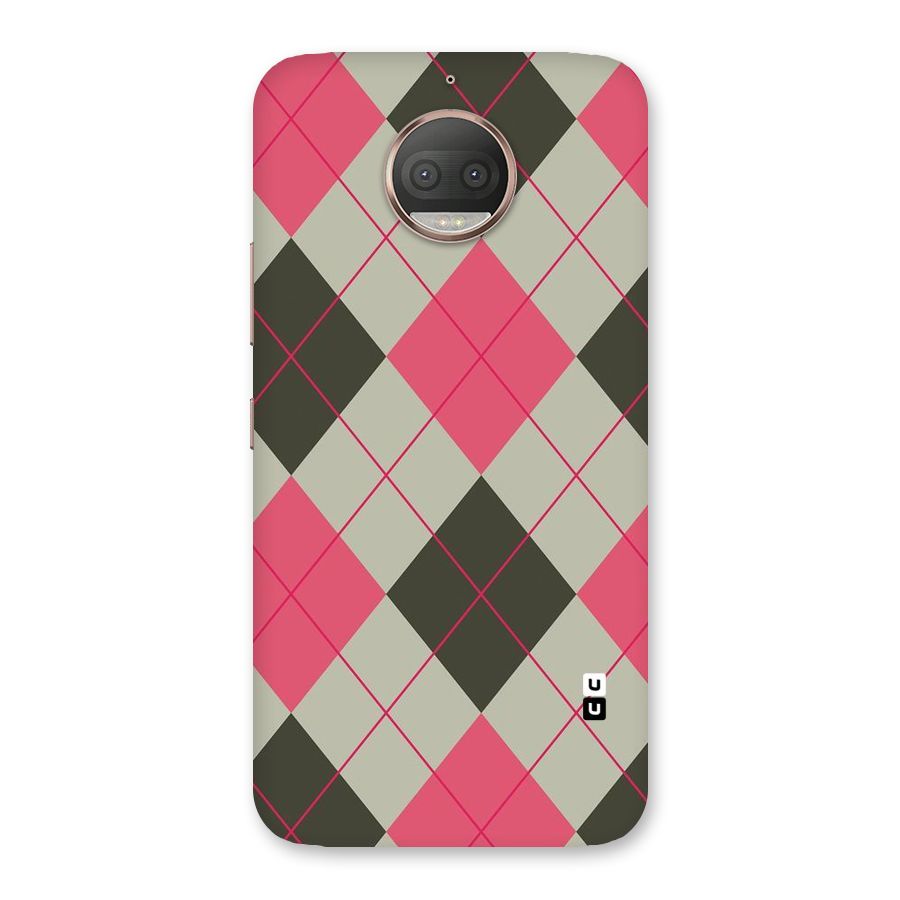Check And Lines Back Case for Moto G5s Plus