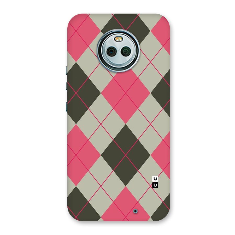 Check And Lines Back Case for Moto X4