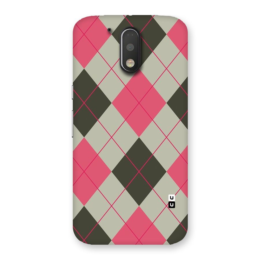 Check And Lines Back Case for Motorola Moto G4 Plus