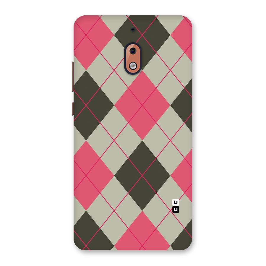 Check And Lines Back Case for Nokia 2.1