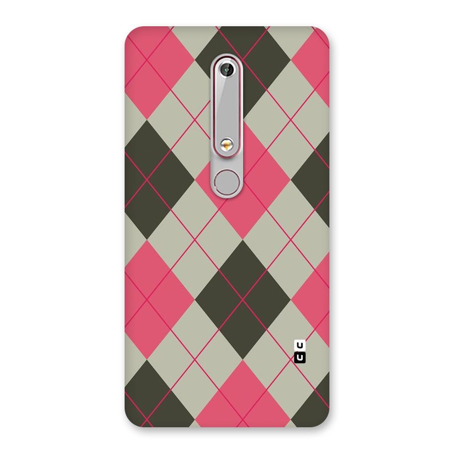 Check And Lines Back Case for Nokia 6.1