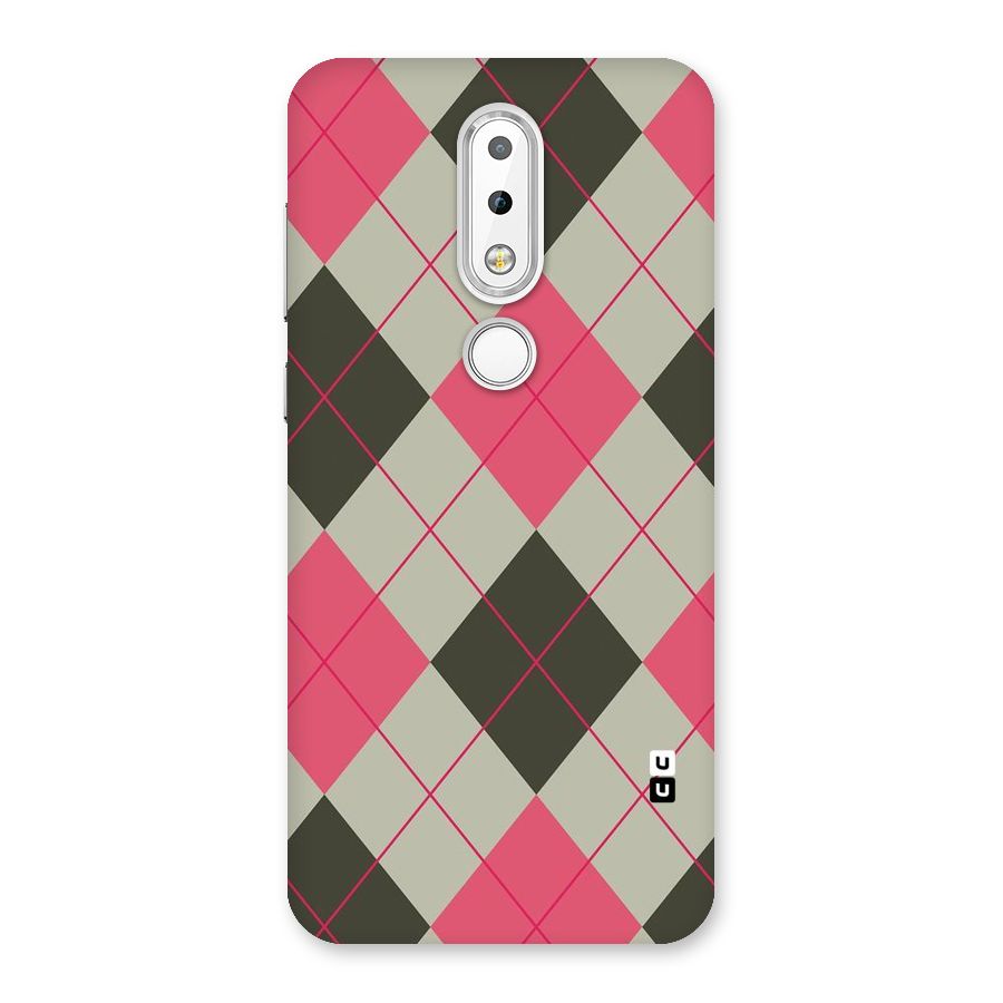 Check And Lines Back Case for Nokia 6.1 Plus