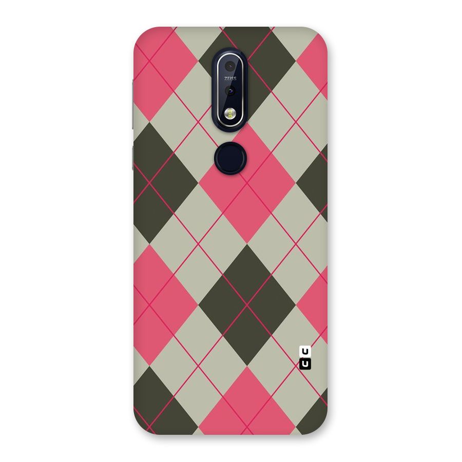 Check And Lines Back Case for Nokia 7.1