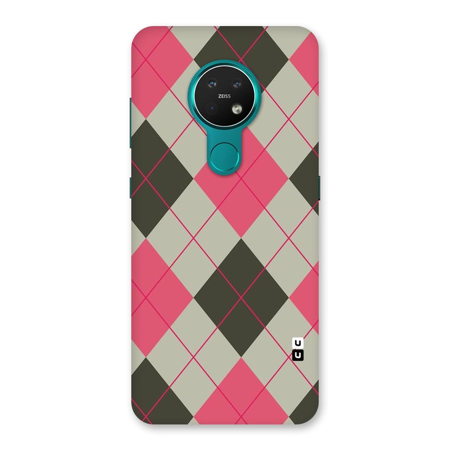 Check And Lines Back Case for Nokia 7.2