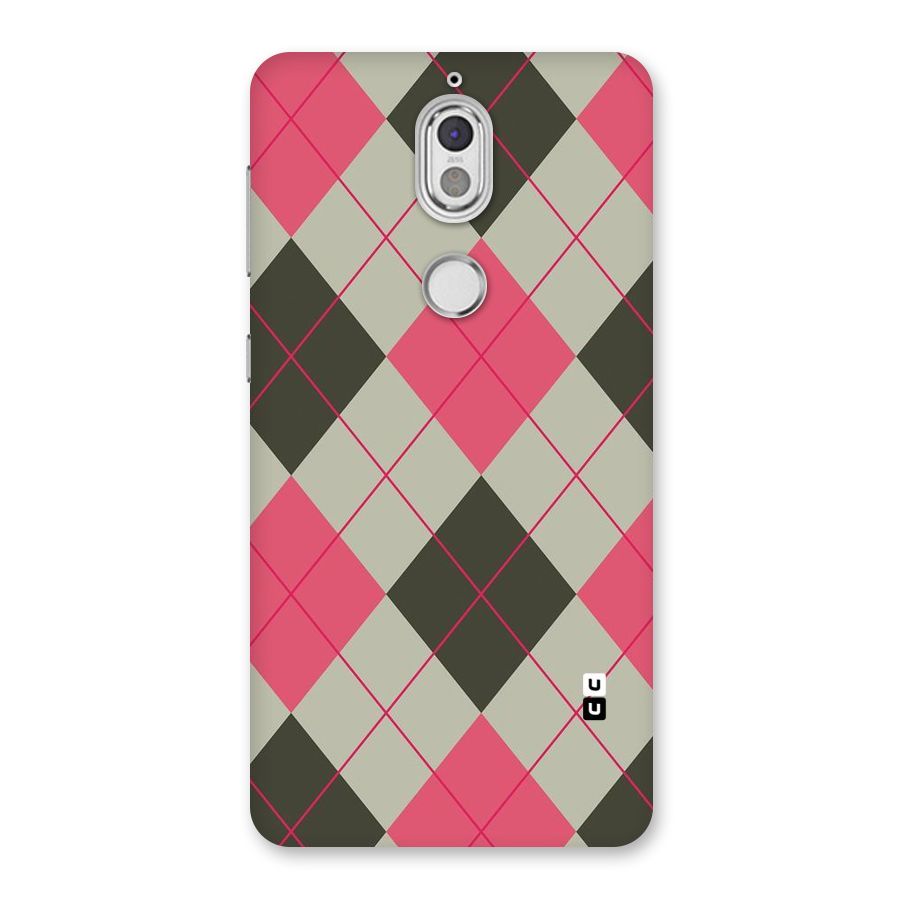 Check And Lines Back Case for Nokia 7