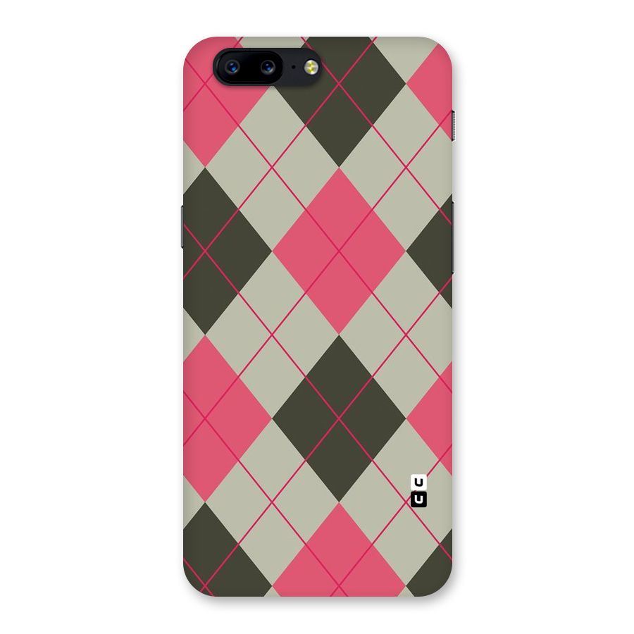 Check And Lines Back Case for OnePlus 5
