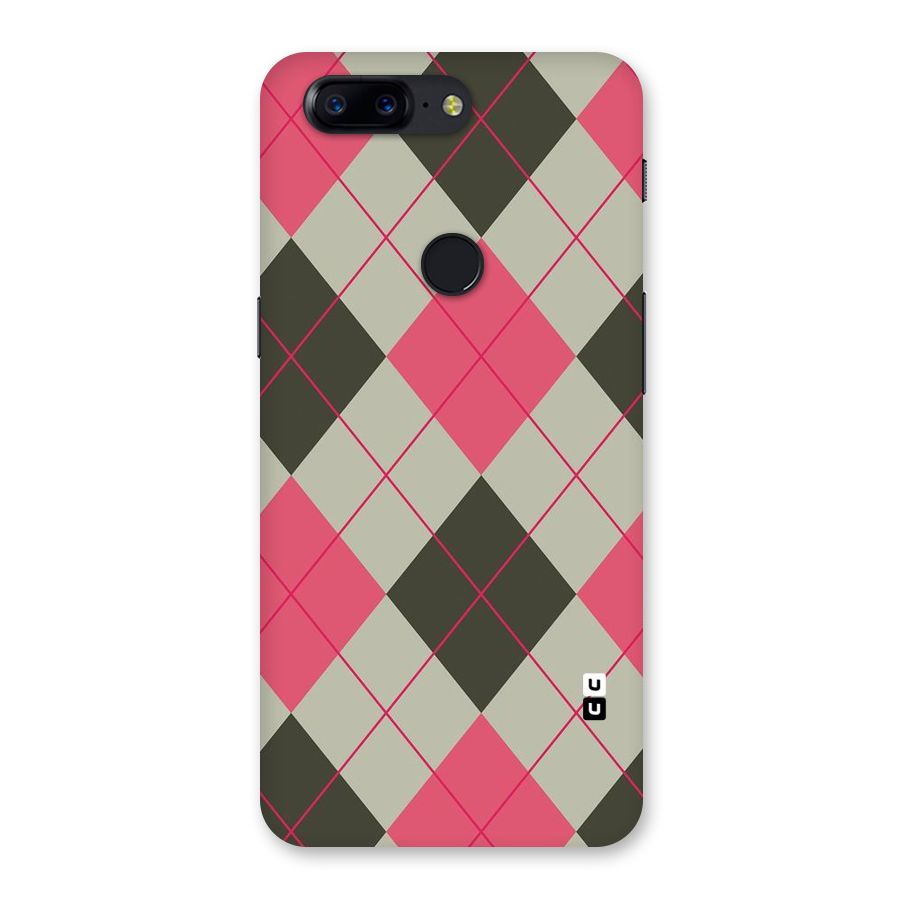 Check And Lines Back Case for OnePlus 5T