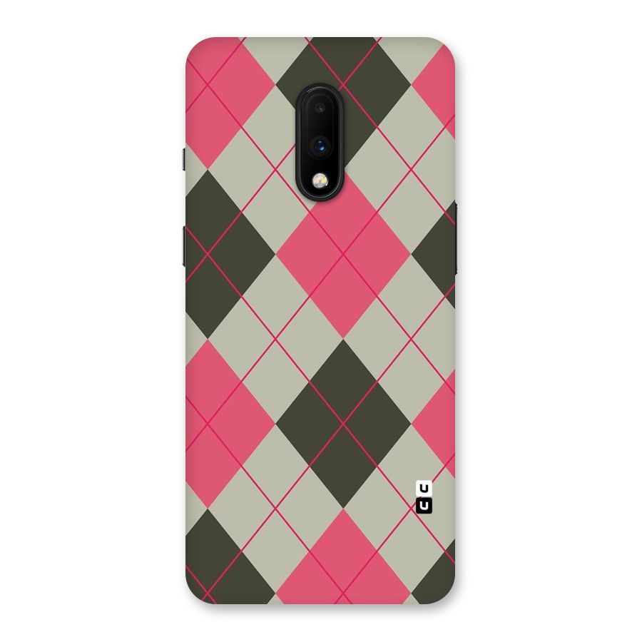 Check And Lines Back Case for OnePlus 7