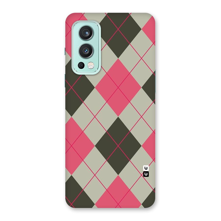Check And Lines Back Case for OnePlus Nord 2 5G