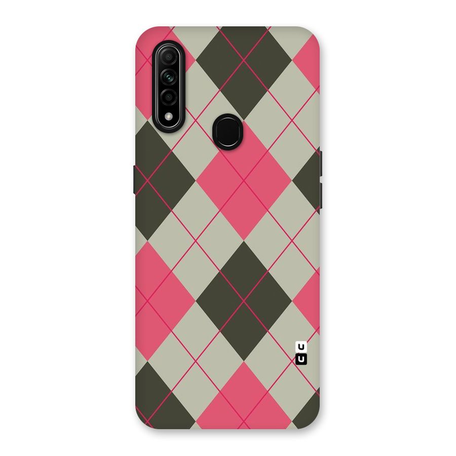 Check And Lines Back Case for Oppo A31