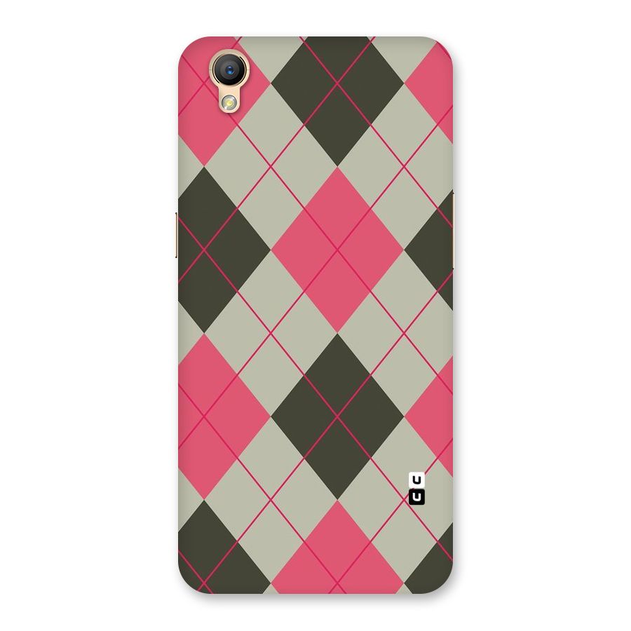 Check And Lines Back Case for Oppo A37