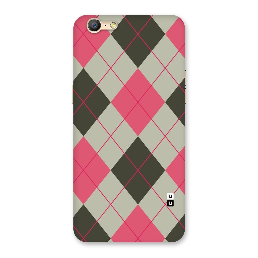 Check And Lines Back Case for Oppo A57