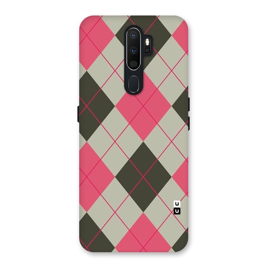 Check And Lines Back Case for Oppo A5 (2020)