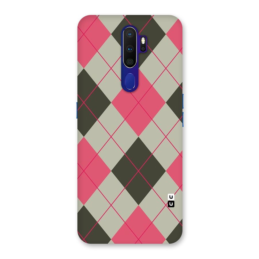 Check And Lines Back Case for Oppo A9 (2020)