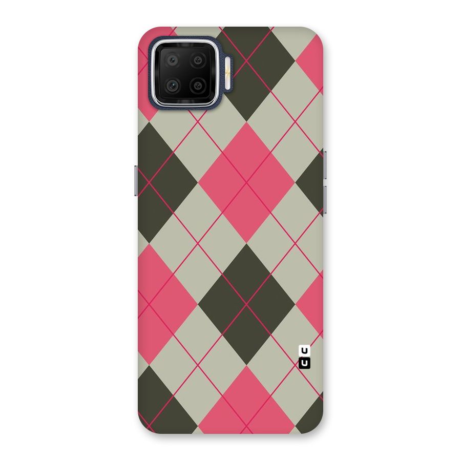 Check And Lines Back Case for Oppo F17