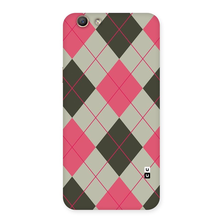 Check And Lines Back Case for Oppo F1s