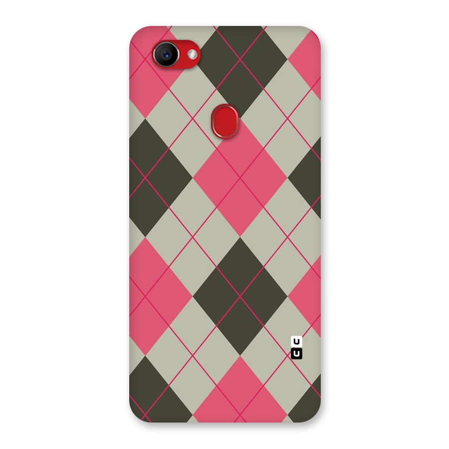 Check And Lines Back Case for Oppo F7