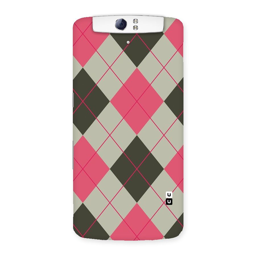 Check And Lines Back Case for Oppo N1
