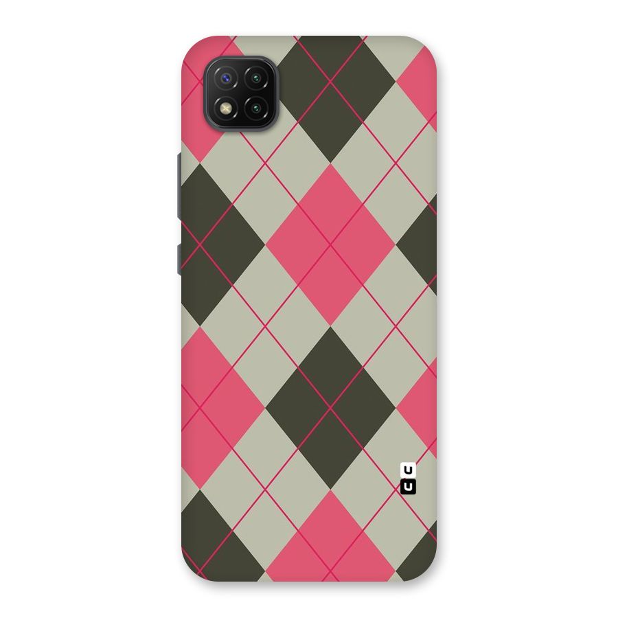 Check And Lines Back Case for Poco C3