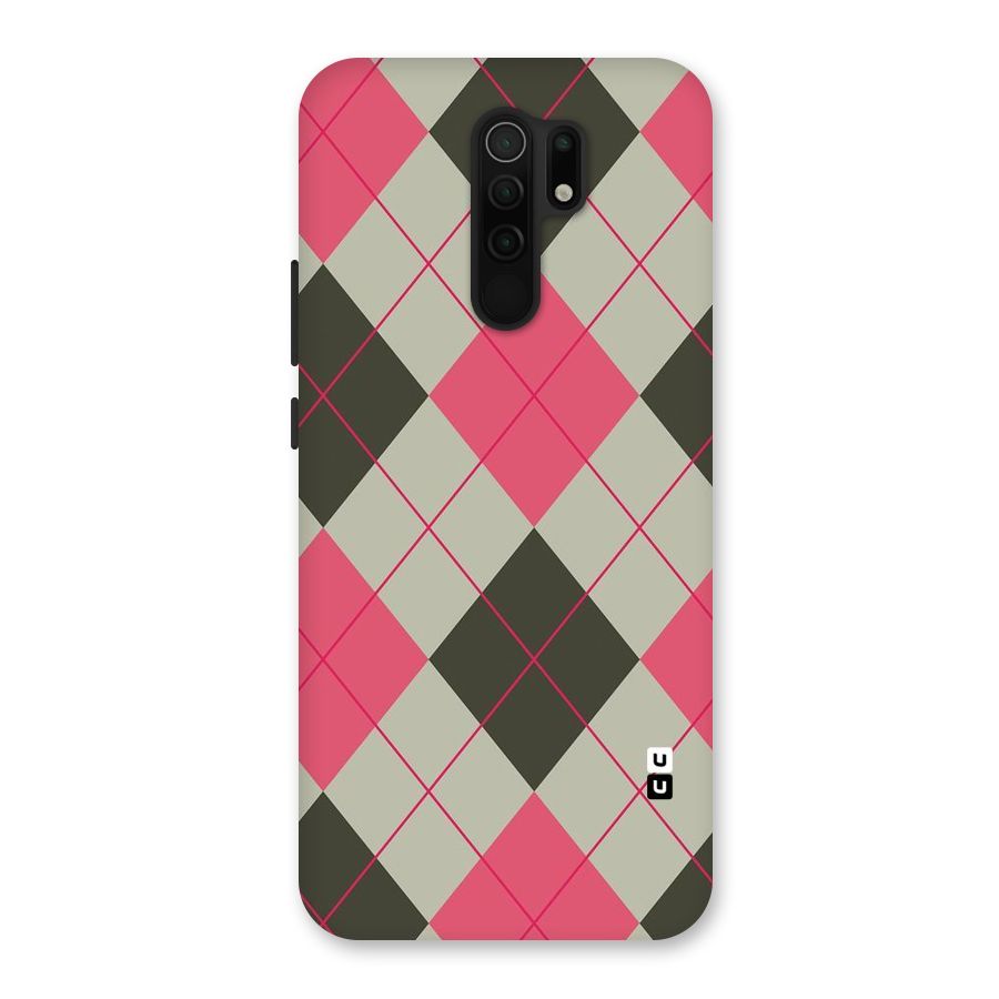 Check And Lines Back Case for Poco M2