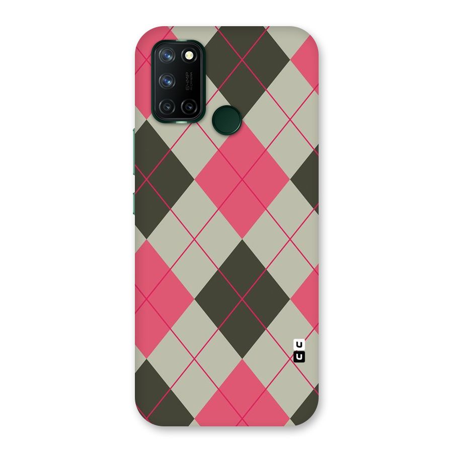 Check And Lines Back Case for Realme 7i