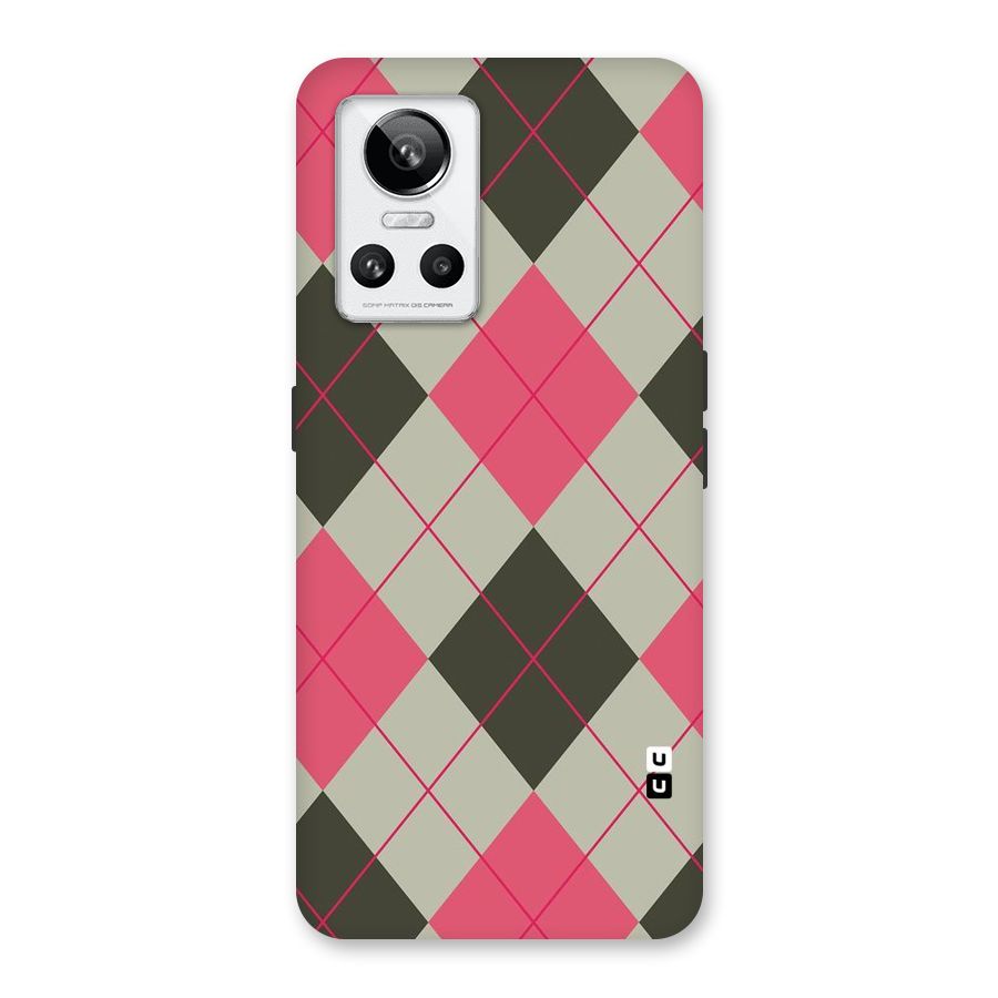 Check And Lines Back Case for Realme GT Neo 3