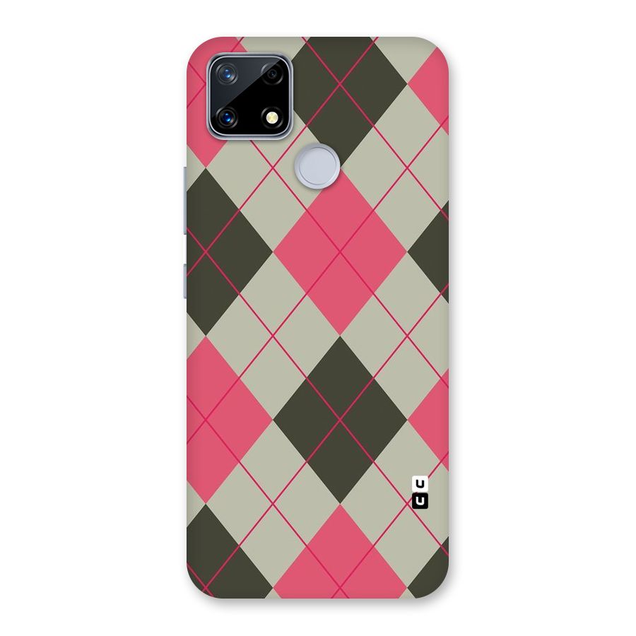Check And Lines Back Case for Realme Narzo 20