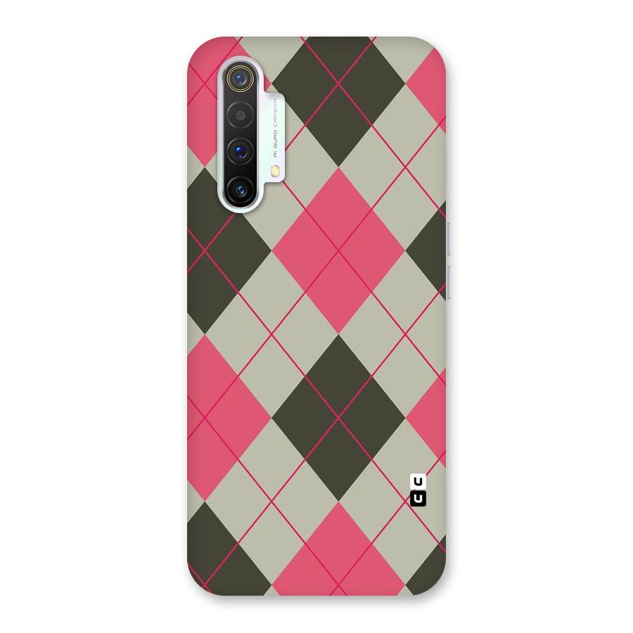 Check And Lines Back Case for Realme X3 SuperZoom