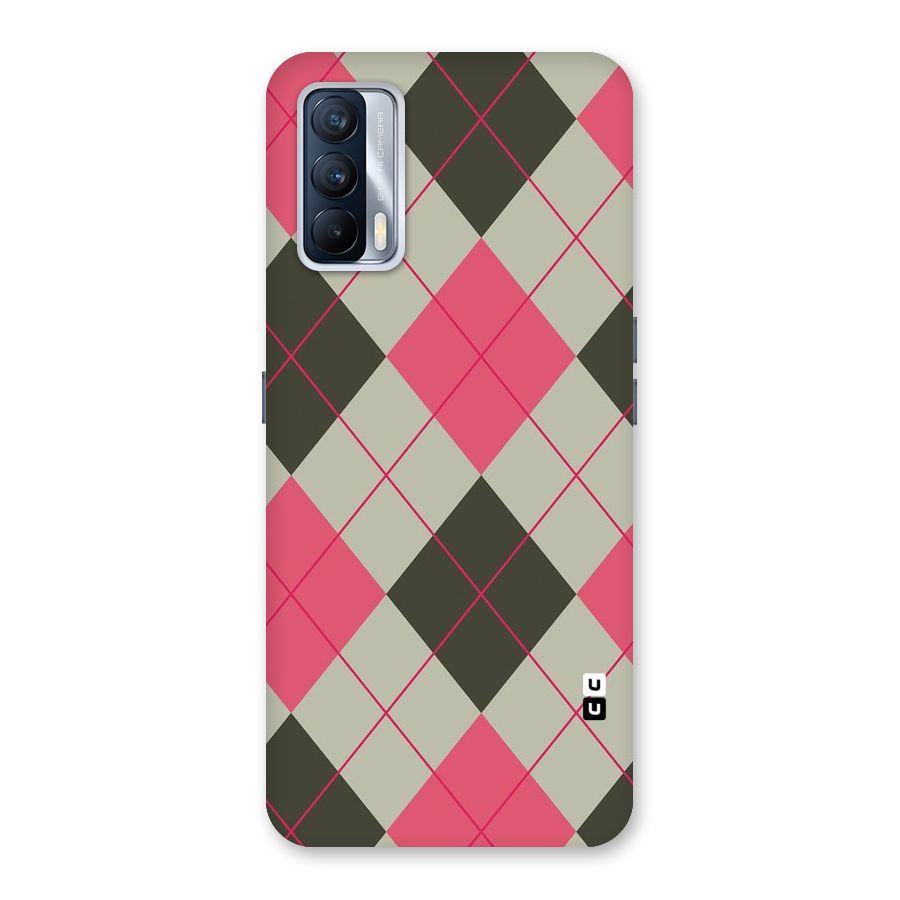 Check And Lines Back Case for Realme X7