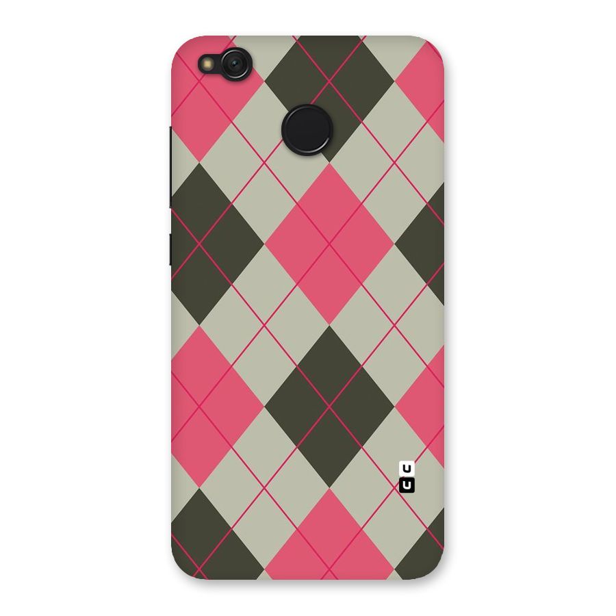 Check And Lines Back Case for Redmi 4