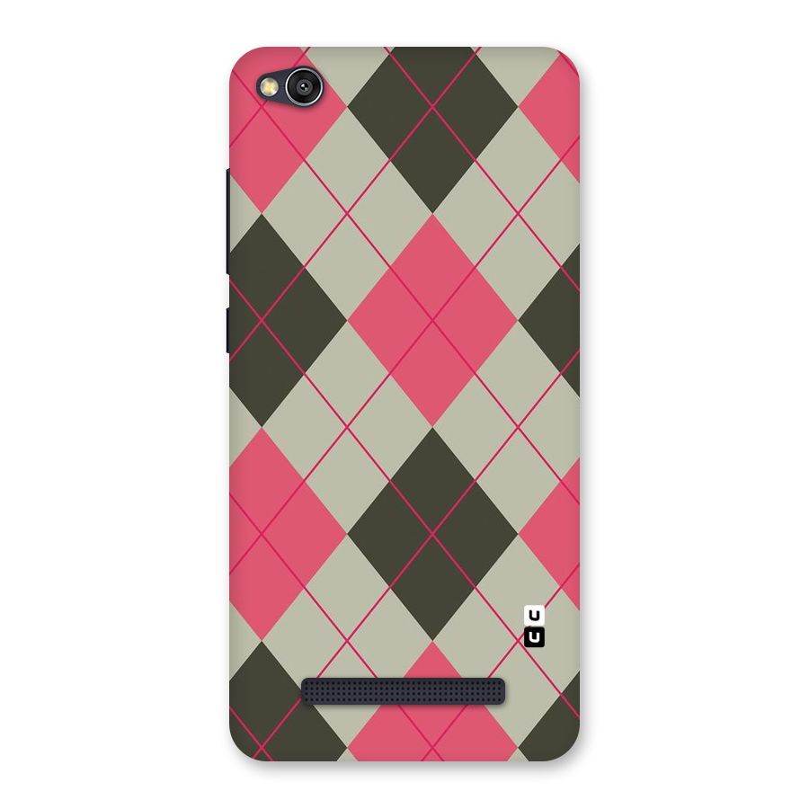 Check And Lines Back Case for Redmi 4A